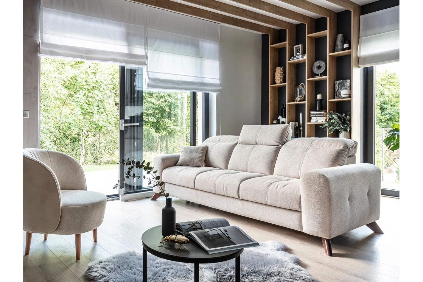 Sofa Imperio z mechanizmem Delfin | Wajnert Meble | Elegancja i funkcjonalność